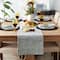 DII® 72" Tonal Recycled Cotton Slubby Rib Table Runner